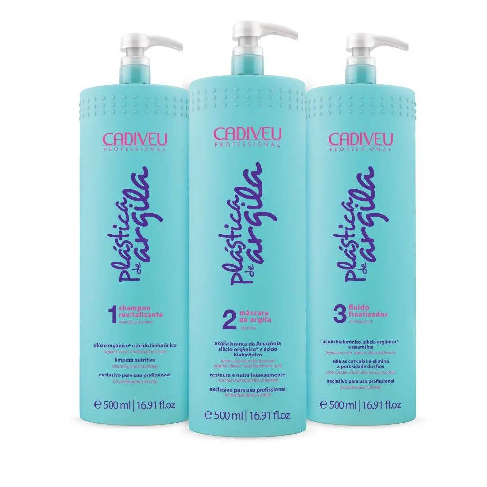 Plástica de Argila KIT (3x500ml)